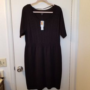 💜 Perfect 4 Boots 💜  Apt 9 black sweater dress